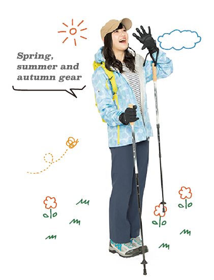 Spring, summer and autumn gear