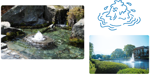 うちぬき水